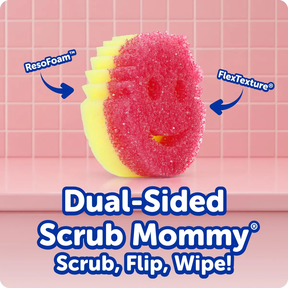 Scrub Daddy Scrub Mommy Sponges (3 Count) | Dual-Sided Cleaning for Kitchen & Bathrooms - view 2