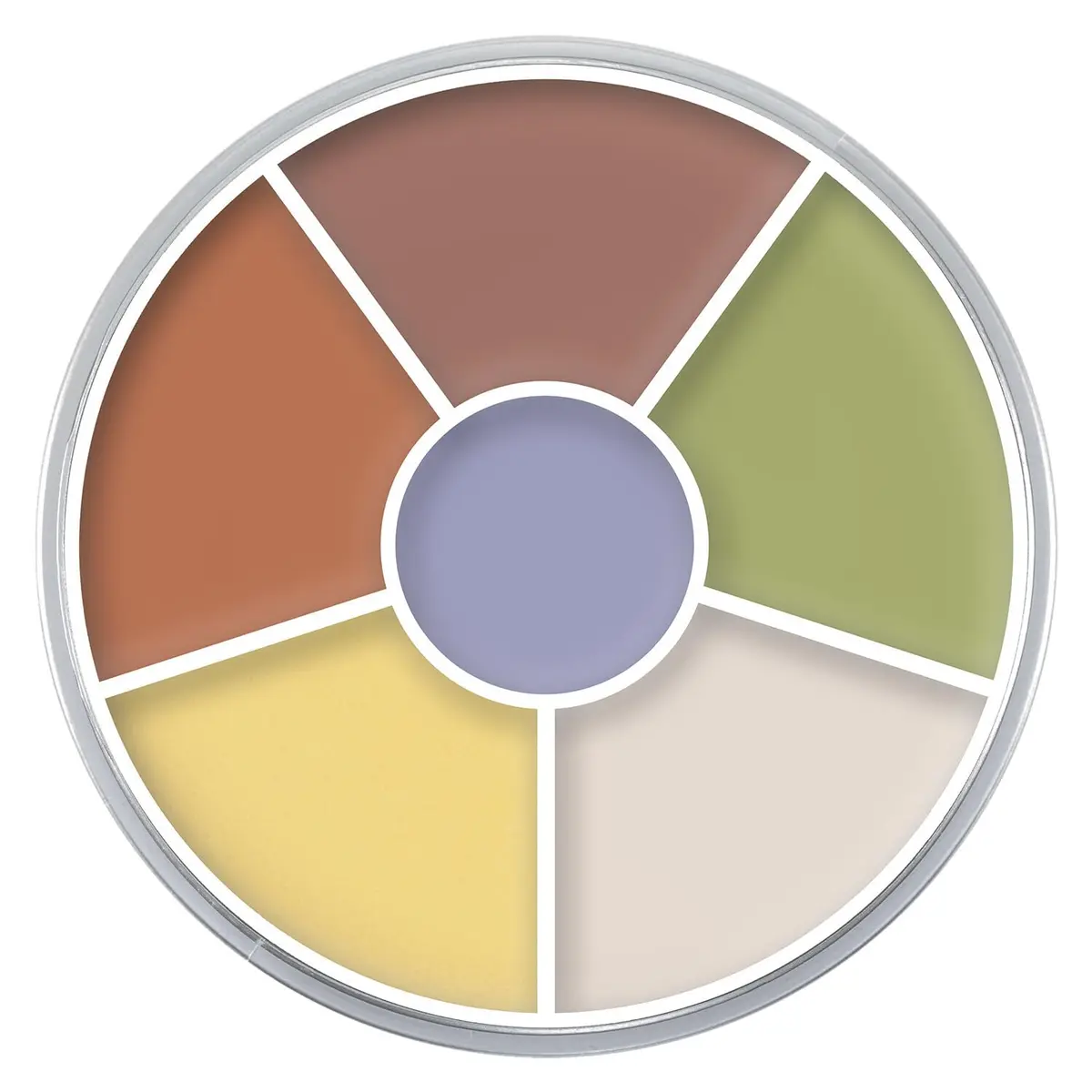 Kryolan Concealer Circle No.5 | Full Coverage 6-Color Cream Palette for All Skin Types - view 3