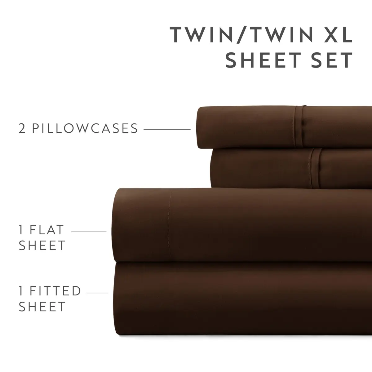 Linen Market 6 Piece Chocolate California King Sheet Set | 600 Thread Count Microfiber - view 6