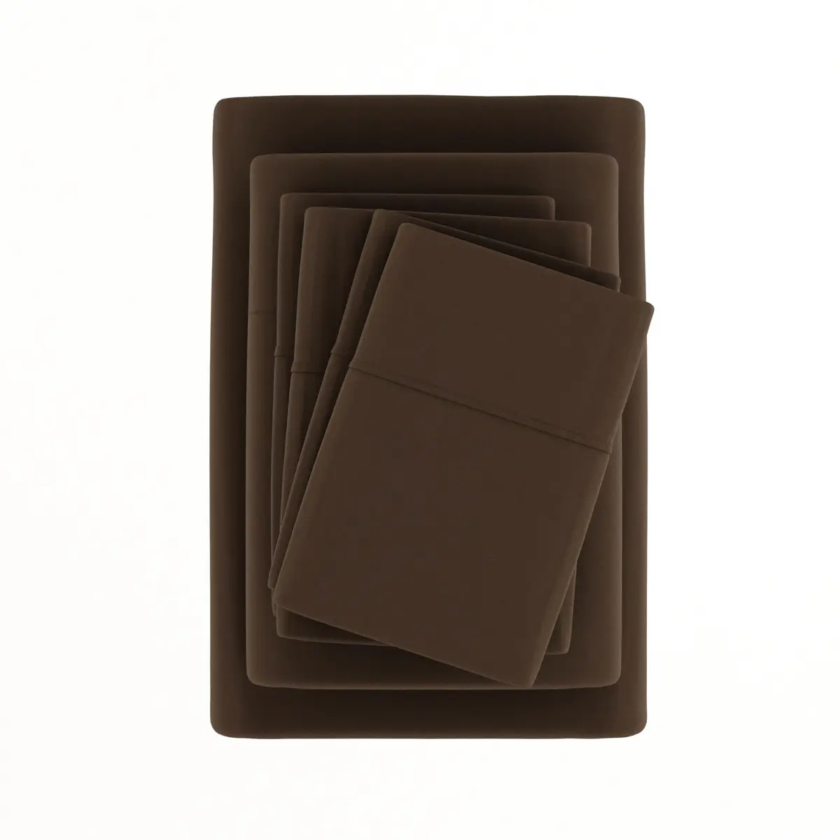 Linen Market 6 Piece Chocolate California King Sheet Set | 600 Thread Count Microfiber - view 7