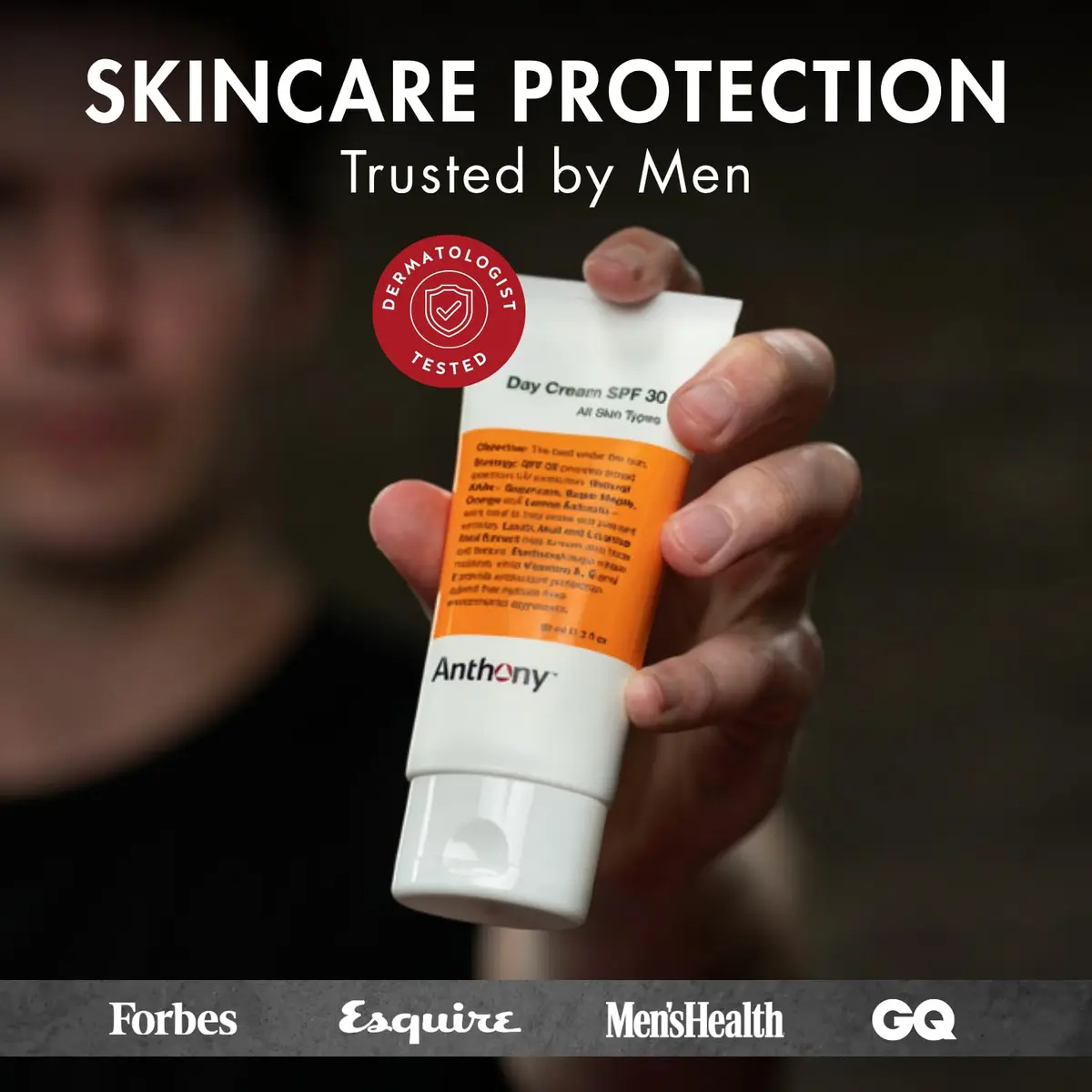 Anthony Day Cream SPF 30 Face Moisturizer, 3 Fl Oz | Broad Spectrum Sun Protection with Hydrating Squalene & Vitamin E - view 5
