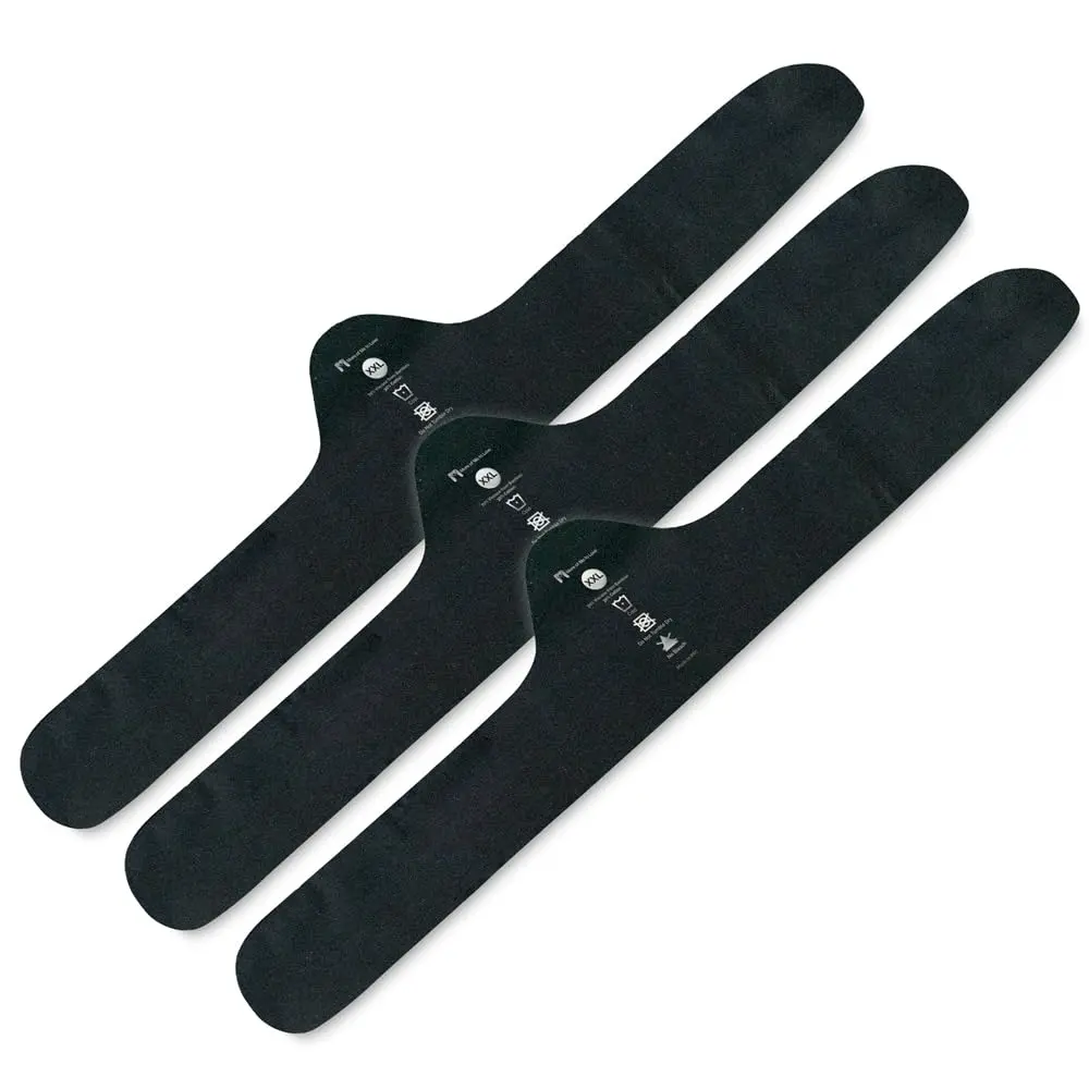 More of Me to Love Soft Viscose Cotton Bra Liners (Black, 3-Pack, Medium) – Sweat-Wicking, Stay Dry - main product image