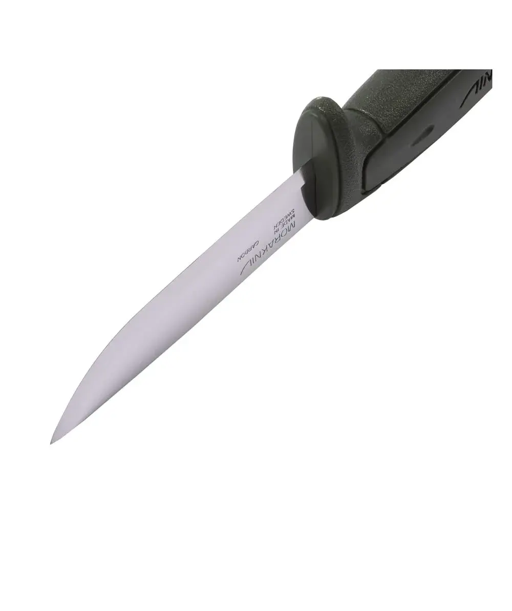 Morakniv Basic 511 Fixed-Blade Knife Military Green | 9.1 cm (3.6 Inch) High Carbon Steel Utility Knife - view 4