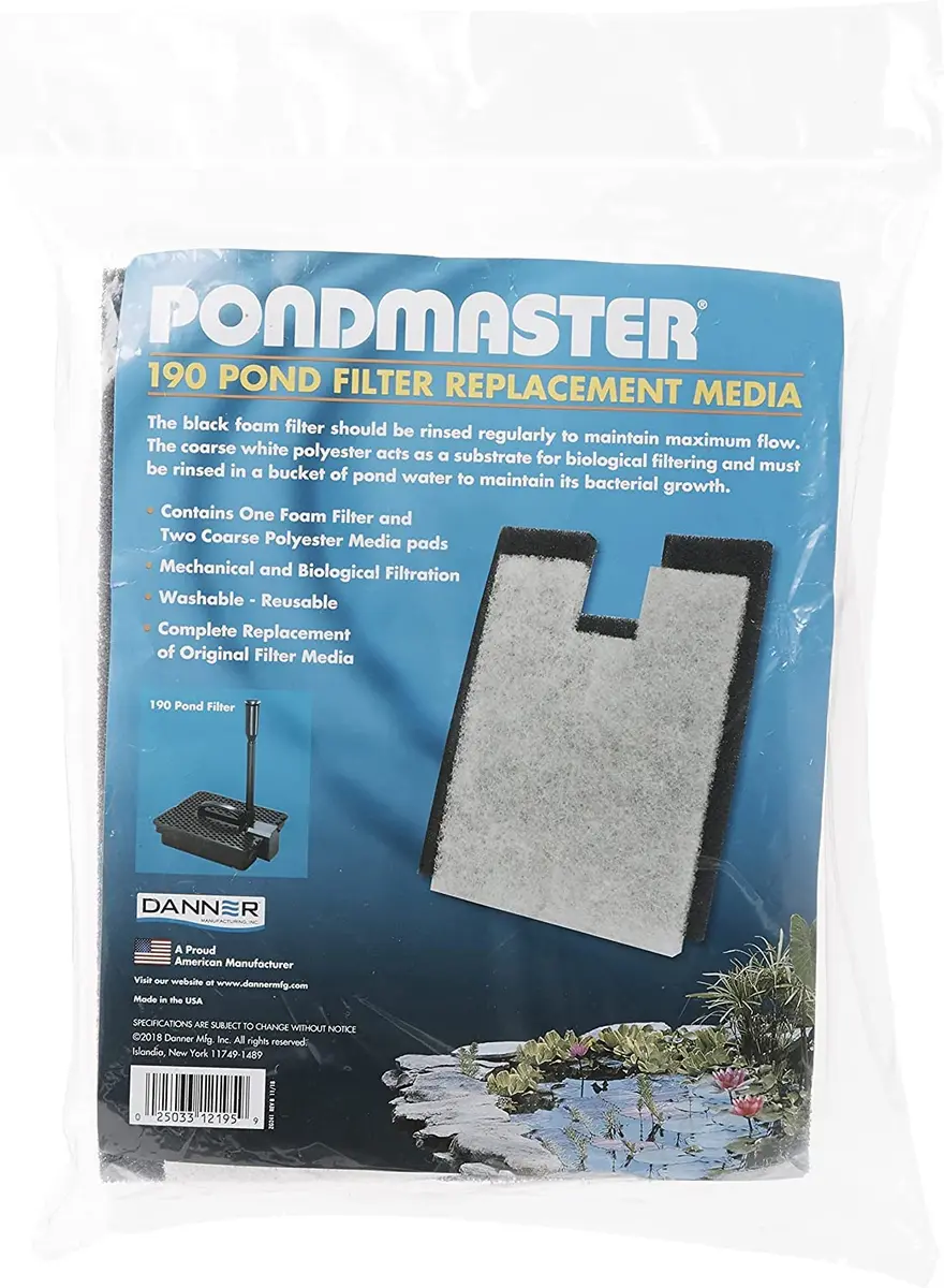 Pondmaster Coarse Foam Pad Replacement Filters #12195 (3 Packages) | For Ponds with Fish & Plants - view 2