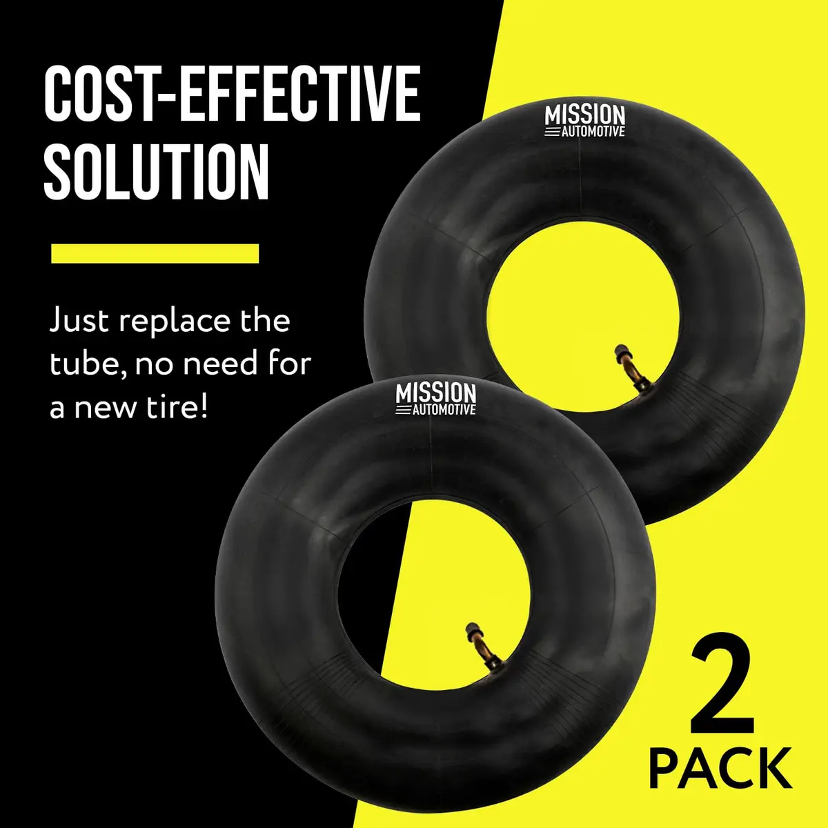 Mission Automotive Replacement Tire Inner Tube 10 Inch | Flat Repair for Lawn Mower & Garden Cart - view 5