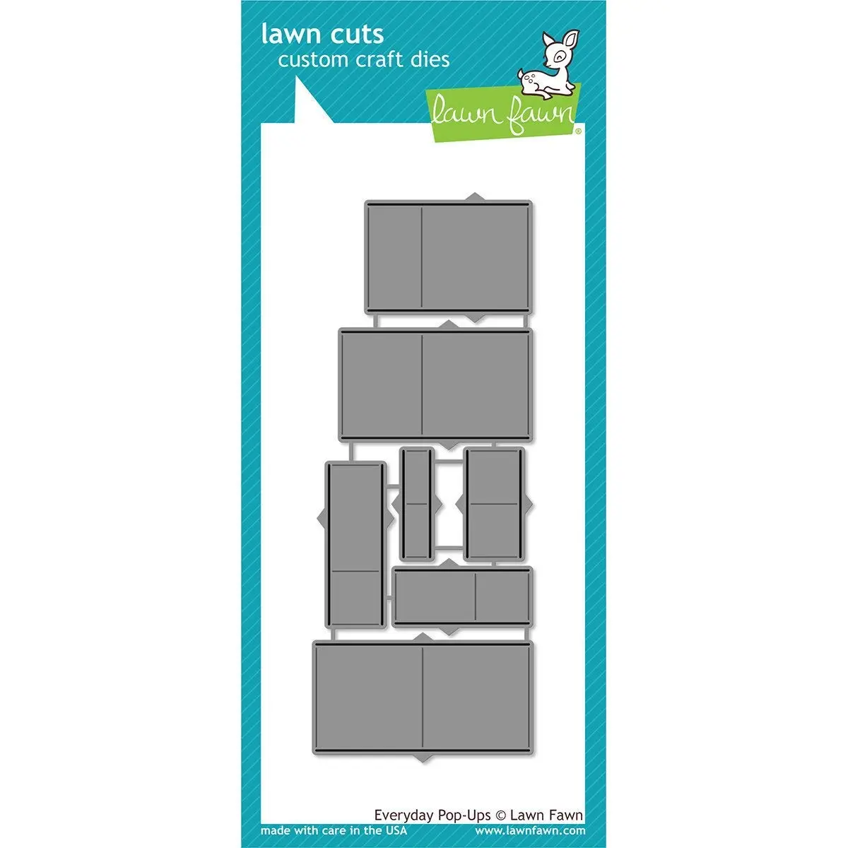 Lawn Fawn Craft Die - Everyday Pop-Ups | Metal Steel Scrapbooking Embellishment (0.05 lbs, Dies only) - main product image