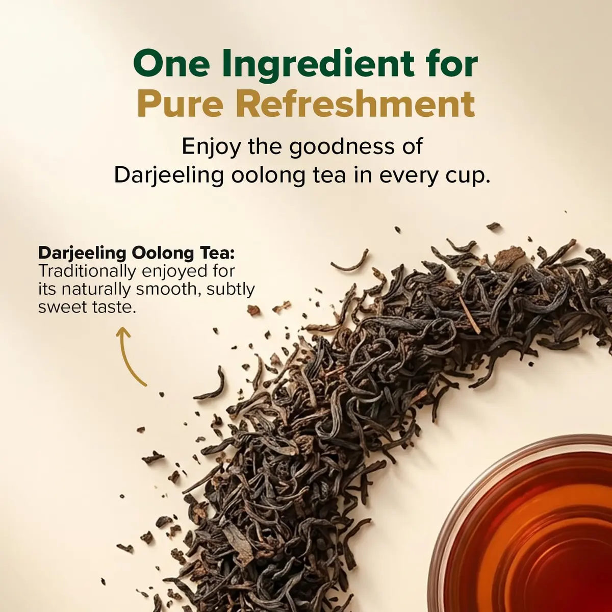 VAHDAM High Mountain Oolong Tea Leaves 3.5oz | Premium Himalayan Loose Leaf Tea, High Caffeine, Organic, Natural, Re-sealable Bag - view 2