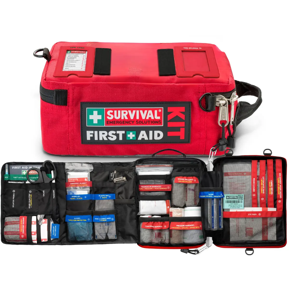 SURVIVAL Large First Aid Kit 142-Piece Emergency Response System | Compact, Durable, Australian Design - main product image