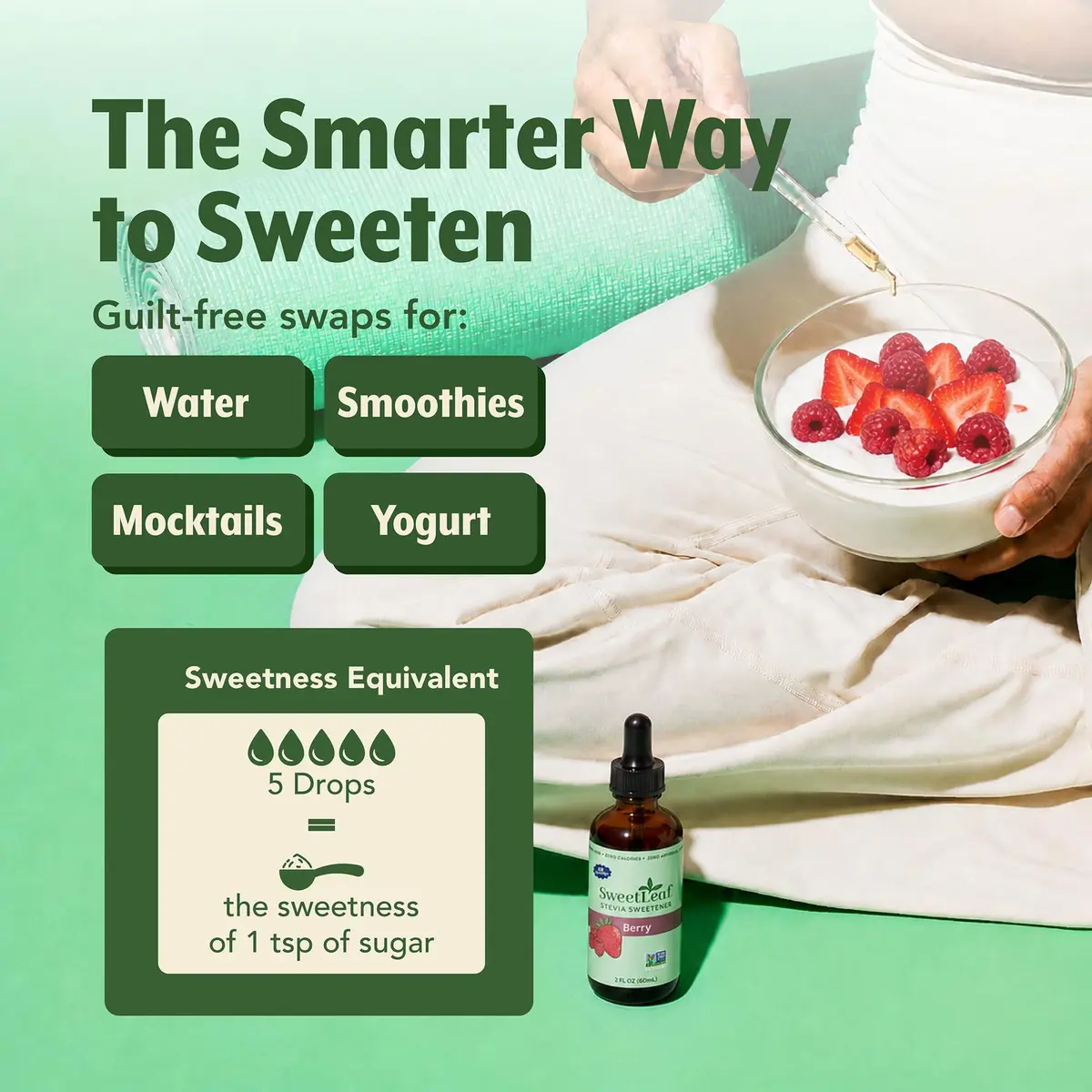 SweetLeaf Stevia Drops Liquid Sweetener, Berry - 2 Fl Oz, Pack of 2 | Zero Calorie, Natural Flavor, Keto Friendly - view 5