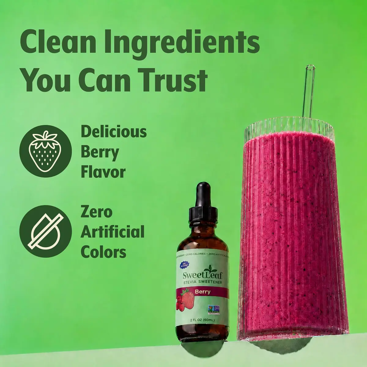 SweetLeaf Stevia Drops Liquid Sweetener, Berry - 2 Fl Oz, Pack of 2 | Zero Calorie, Natural Flavor, Keto Friendly - view 6