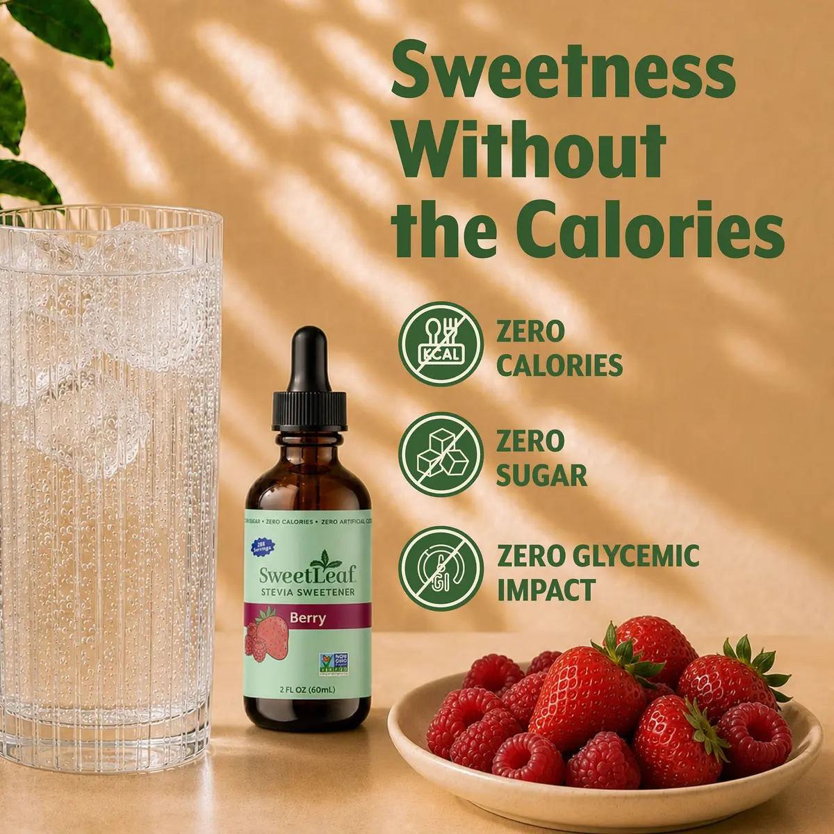 SweetLeaf Stevia Drops Liquid Sweetener, Berry - 2 Fl Oz, Pack of 2 | Zero Calorie, Natural Flavor, Keto Friendly - view 4