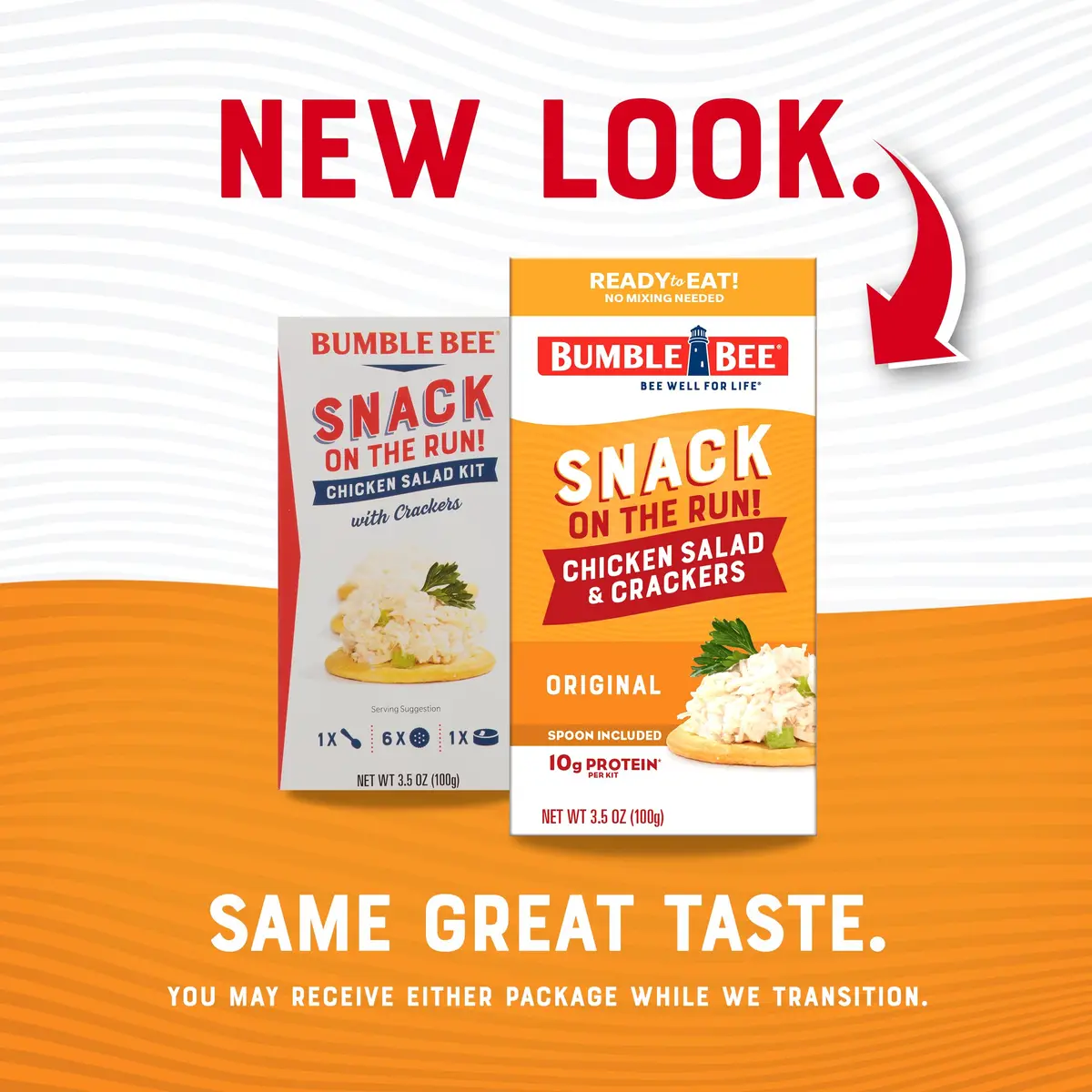 Bumble Bee Snack On The Run! Original Chicken Salad Kit | 3.5 Oz Ready-to-Eat Protein Snack - view 8