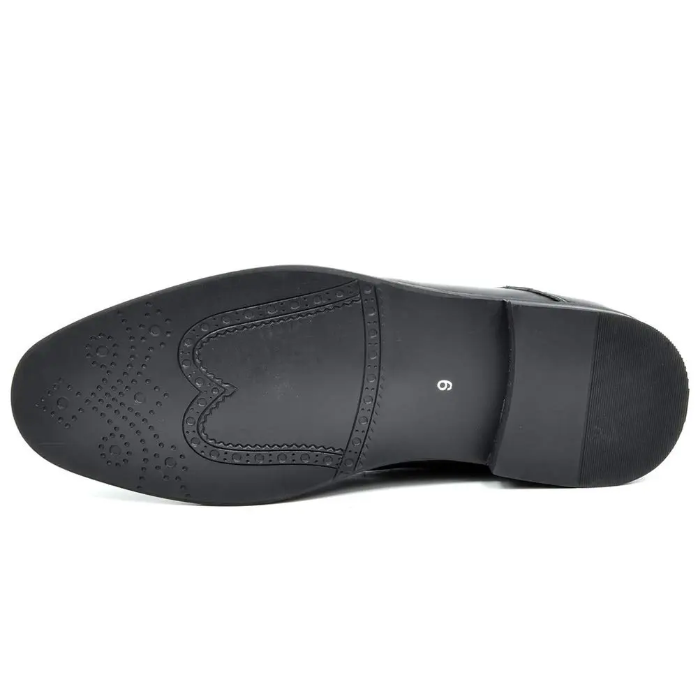 Bruno Marc Men's Dress Classic Comfort Oxford Shoes, Black, 6.5 | Vintage Style with Comfort - view 7
