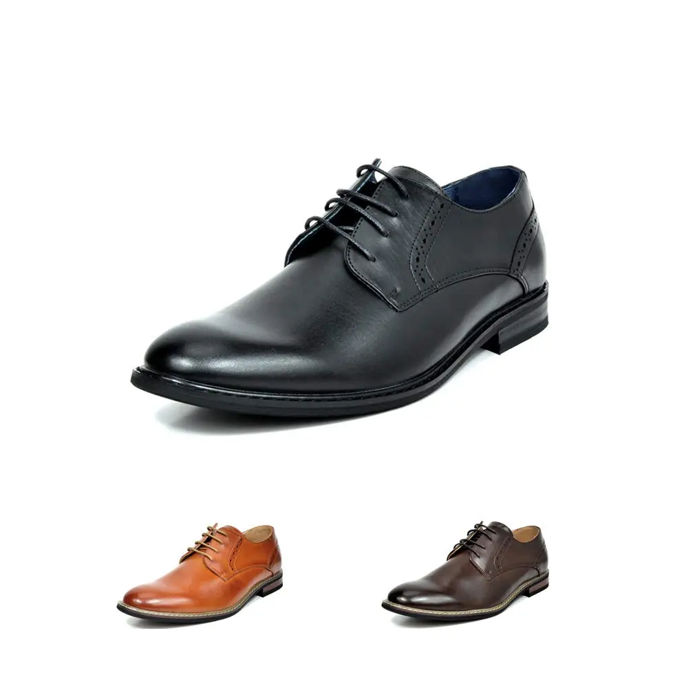 Bruno Marc Men's Dress Classic Comfort Oxford Shoes, Black, 6.5 | Vintage Style with Comfort - view 10