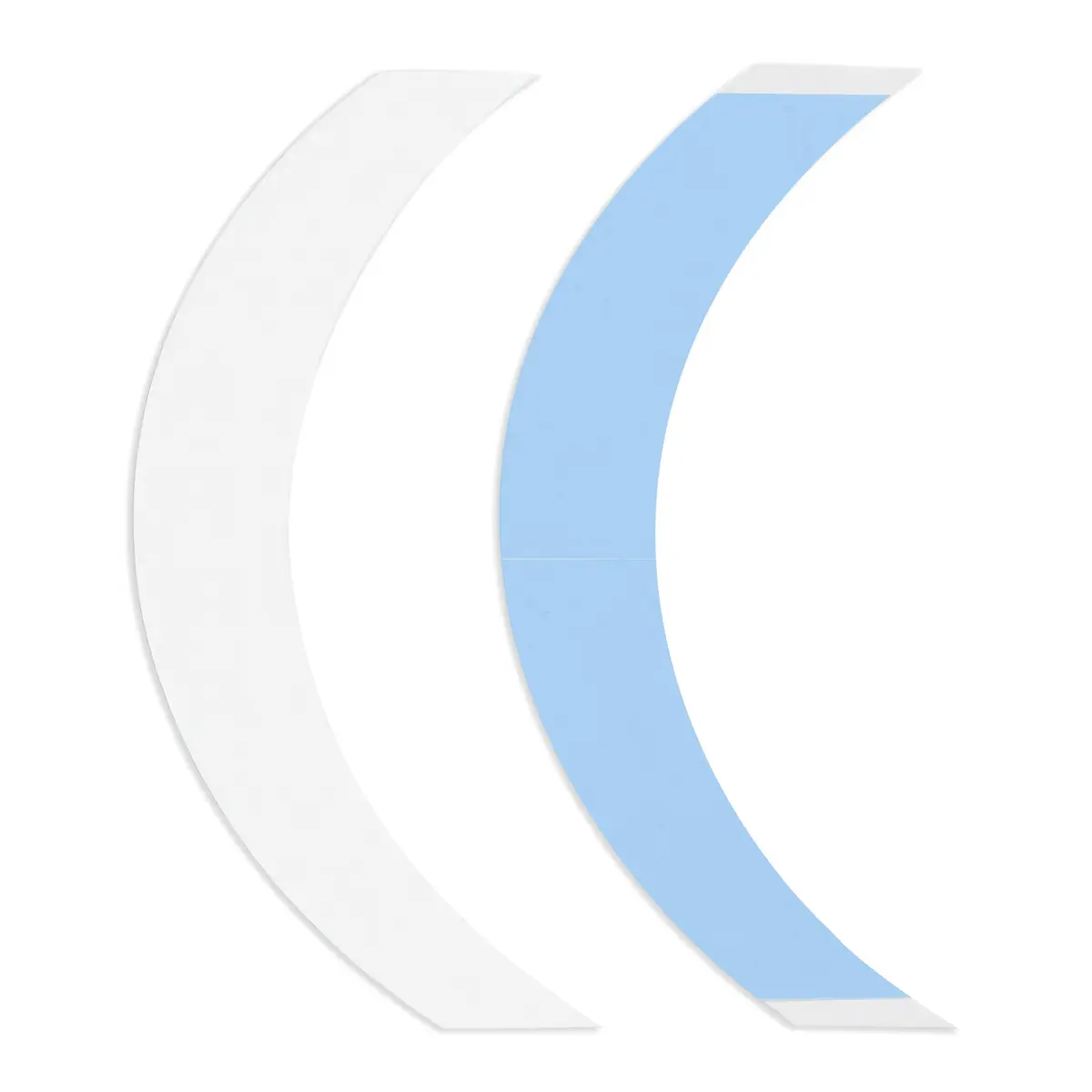 Walker Tape Blue Liner Lace Front Support Tape CC Contour 5" Super Wide Tabs, Double Sided Wig Tape for Lace Wigs, Toupees, and Tape in Hair Extensions Human Hair, No-Shine Hairpiece Tape, 24 Pieces | Strong Hold & Discreet - main product image
