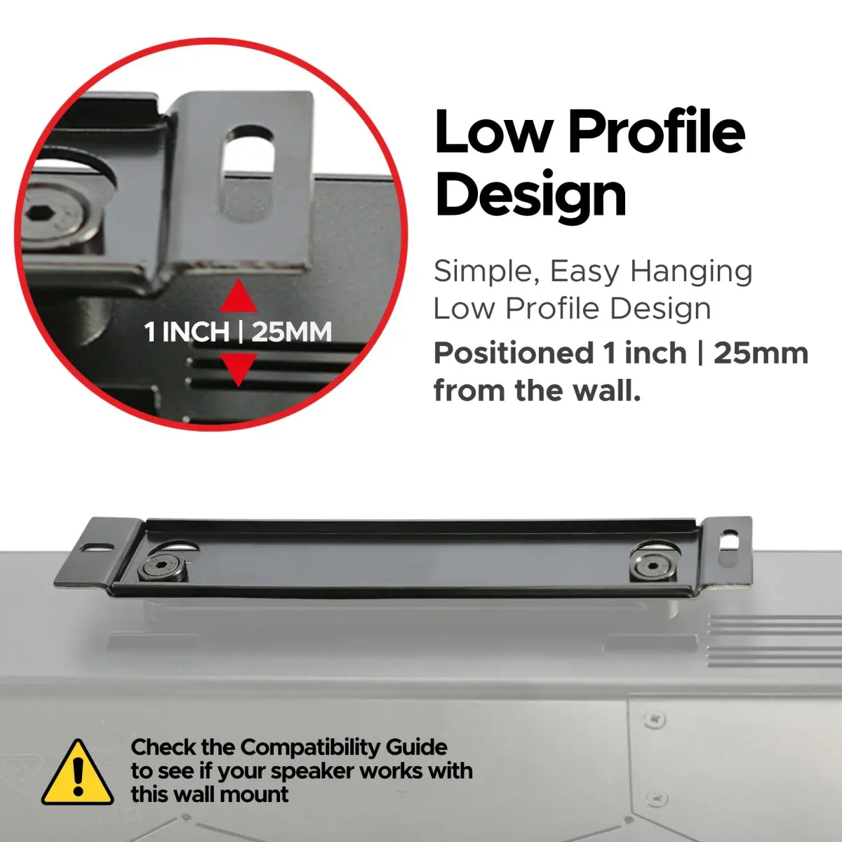 Sound Bass Wall Mount Bracket for Bose Solo 5 Soundbar | Precision Engineered 2.5mm Steel - view 5