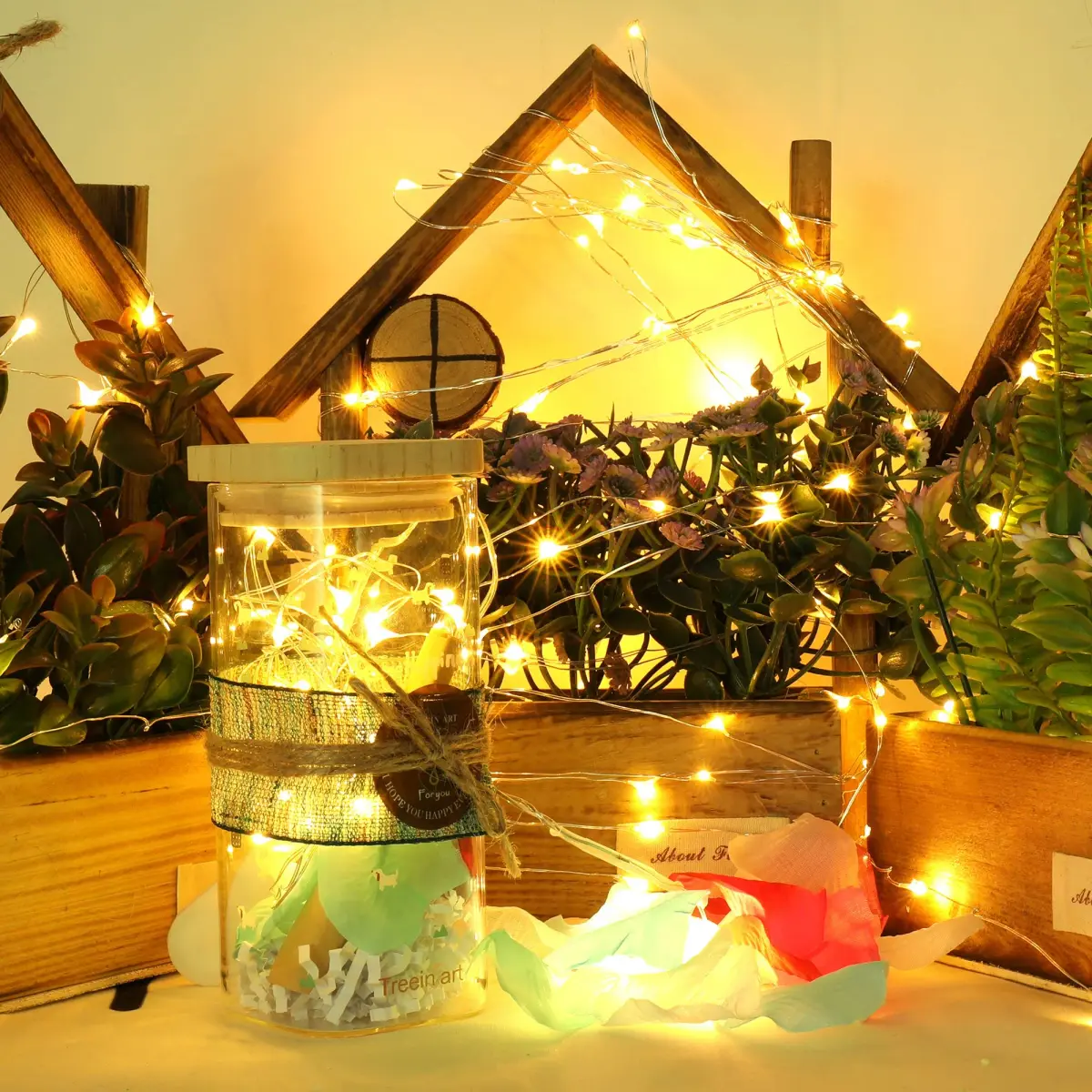 Ehome USB Fairy Lights 10m (33ft) 100 LEDs Blue | Waterproof Copper Wire Decorative Lights for India - view 8