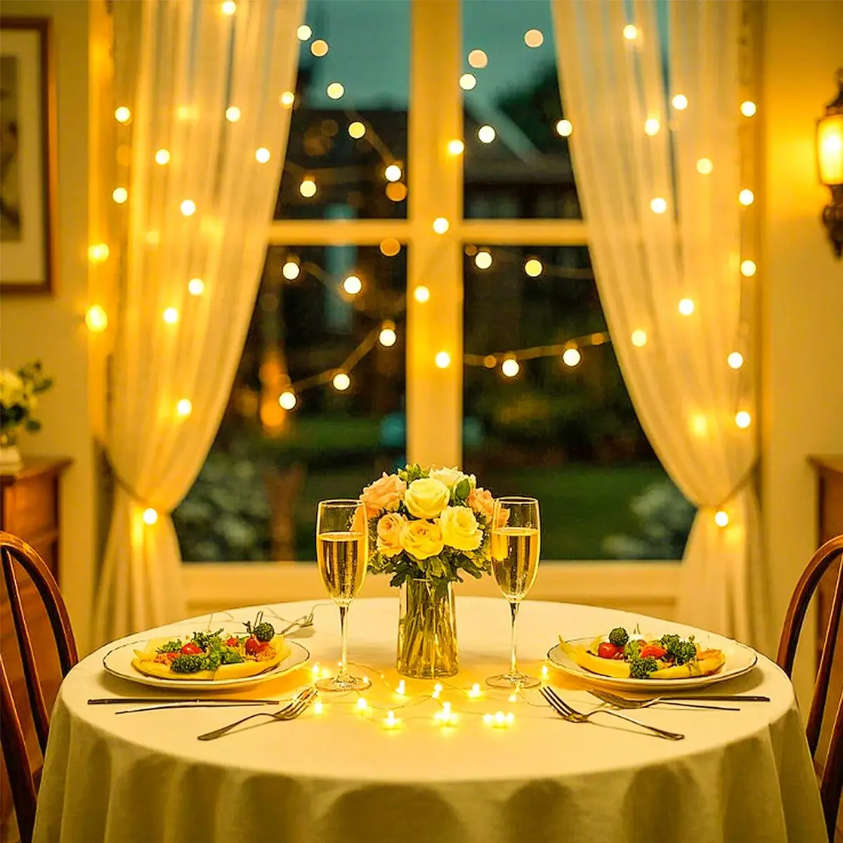 Ehome White LED String Lights 10m (33ft) | USB Powered, Waterproof, Copper Wire - view 2