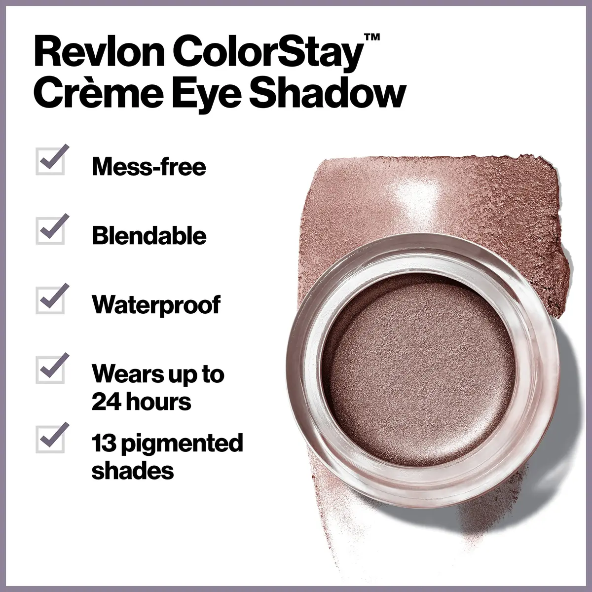 Revlon ColorStay Crème Eyeshadow Espresso 0.16 oz (4.5 g) | Waterproof 24 Hour Wear - view 6