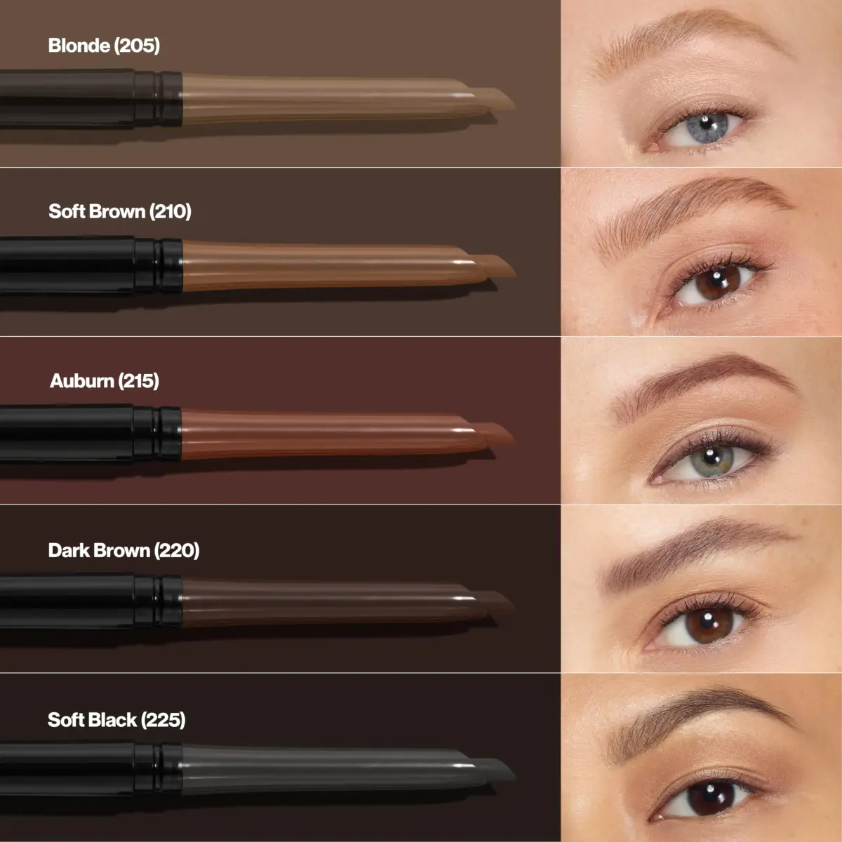 Revlon ColorStay Eyebrow Pencil with Spoolie Brush, Soft Brown, 0.021 oz (0.59 g) | Waterproof Natural Definition - view 8