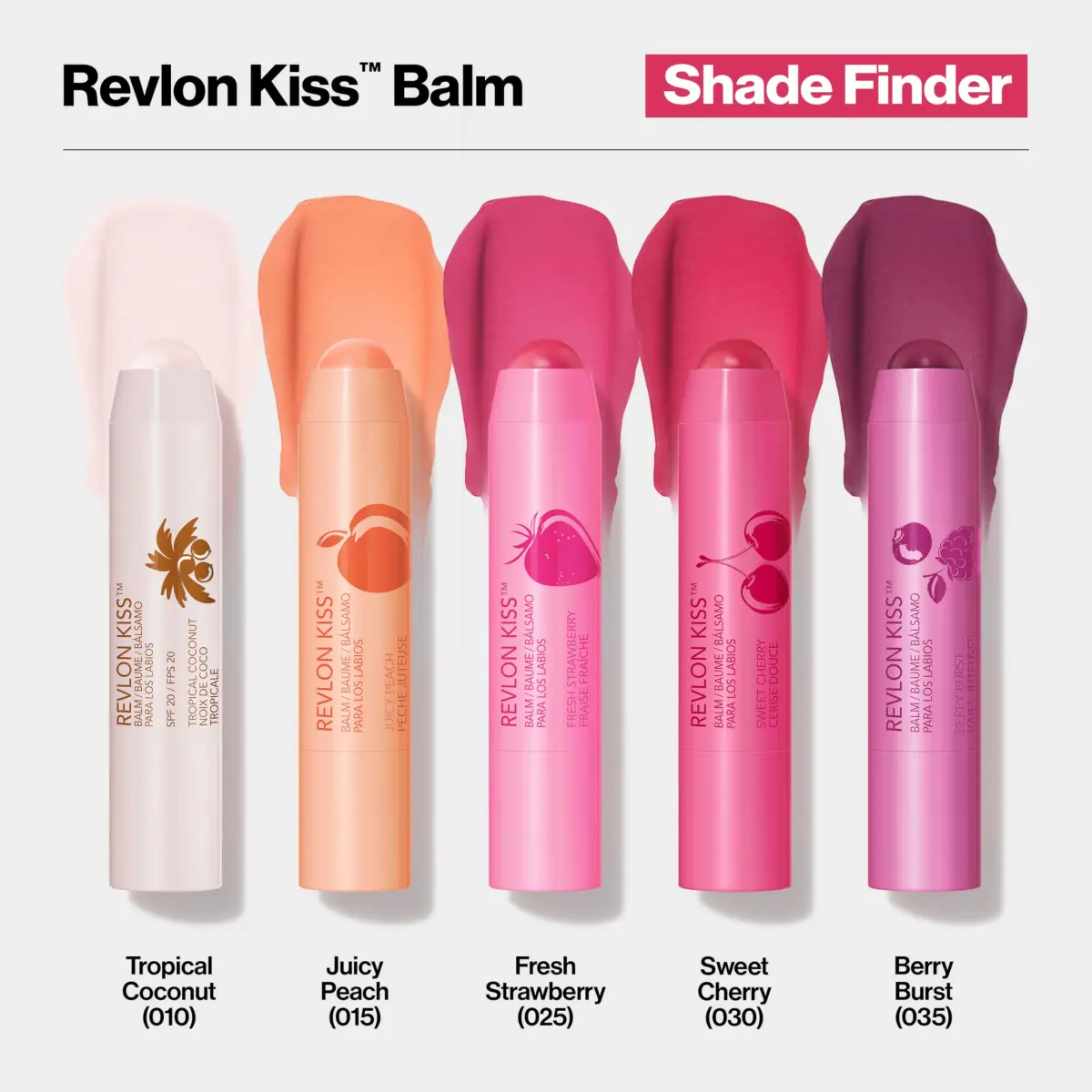 Revlon Kiss Balm Tropical Coconut SPF 20 0.09 oz (2.55 g) | Hydrating Lip Care with Natural Fruit Oils - view 5