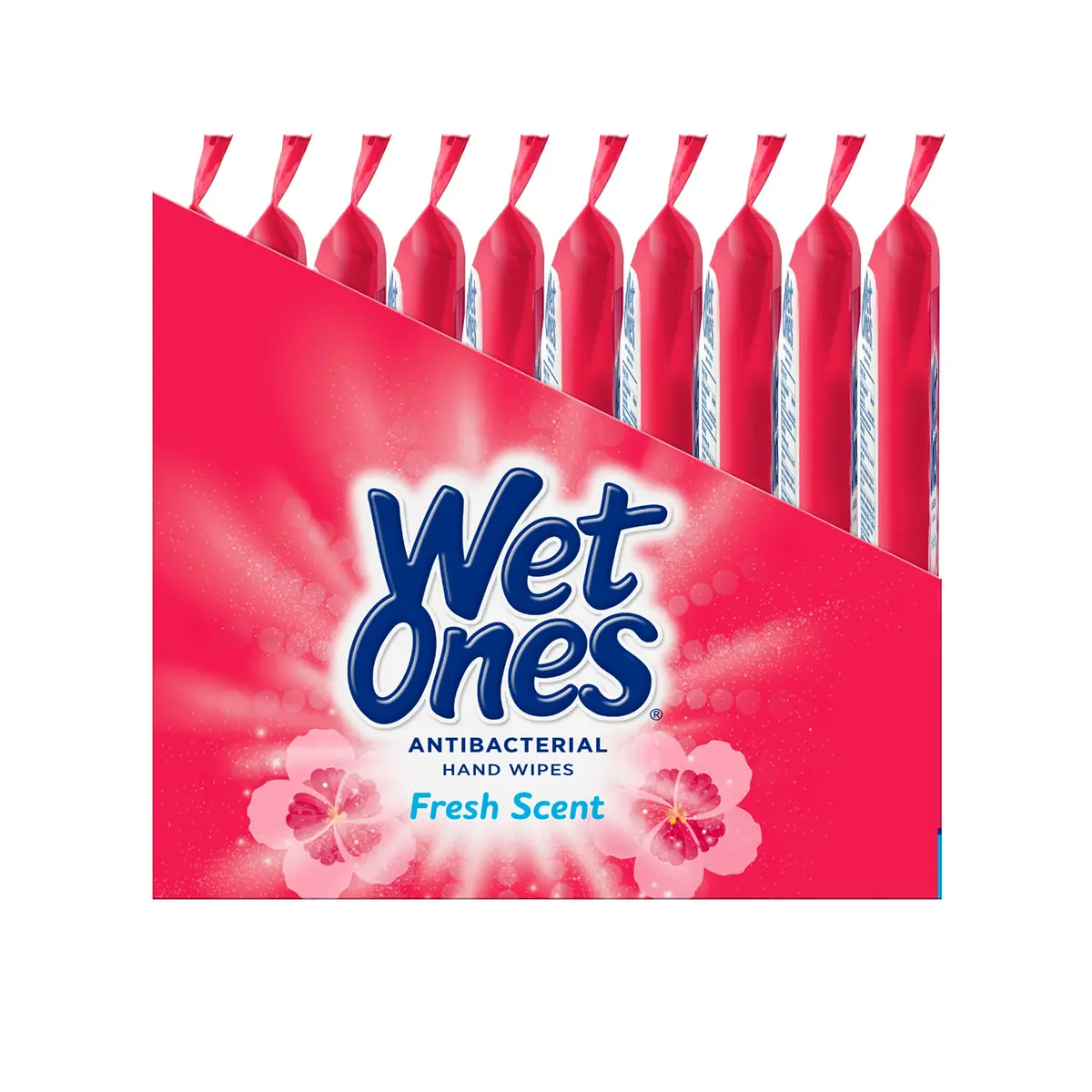 Wet Ones Antibacterial Hand Wipes, Fresh Scent, 20 Wipes (Pack of 10) | Kills 99.99% Germs, Hypoallergenic, TSA Travel Pack - view 7