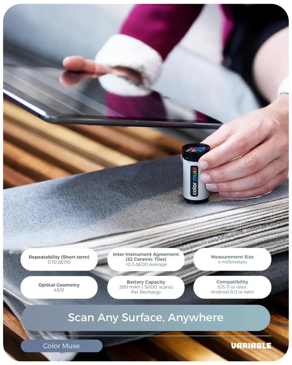 COLOR MUSE Colorimeter - Mobile Color Matching Tool | Accurately Matches Colors to Paint and Products - view 7