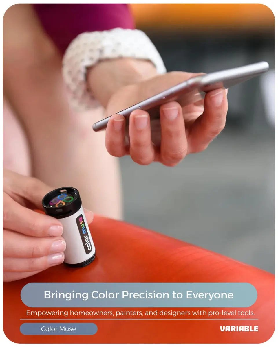 COLOR MUSE Colorimeter - Mobile Color Matching Tool | Accurately Matches Colors to Paint and Products - view 9