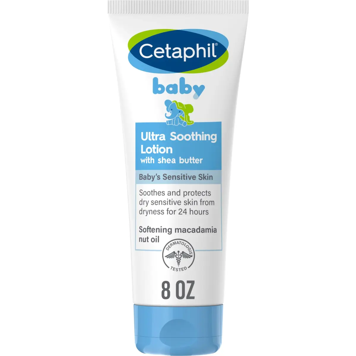 Cetaphil Baby Ultra Soothing Lotion with Shea Butter, 237ml (8 Fl Oz) | Dermatologist Recommended for Dry, Sensitive Skin - main product image