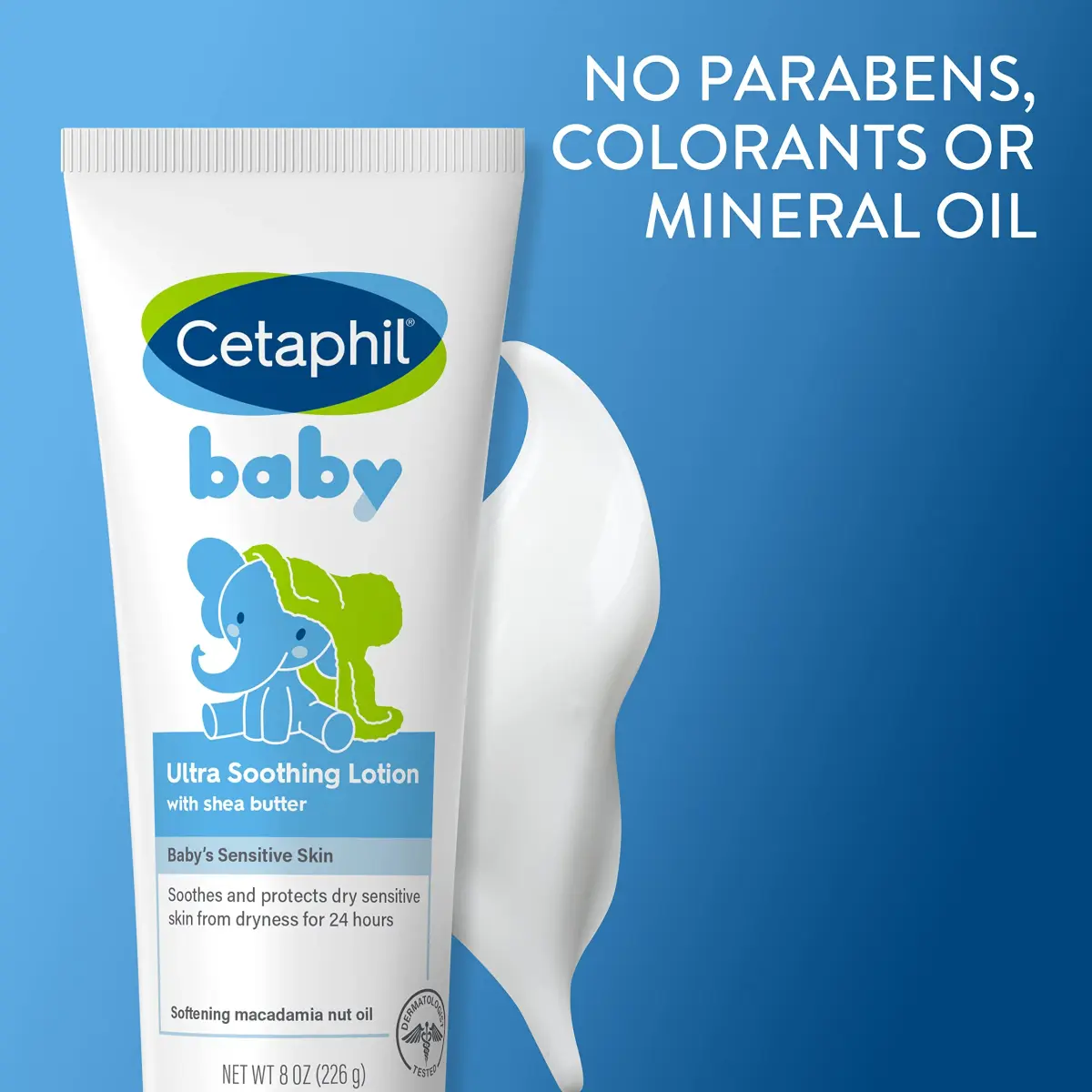 Cetaphil Baby Ultra Soothing Lotion with Shea Butter, 237ml (8 Fl Oz) | Dermatologist Recommended for Dry, Sensitive Skin - view 3