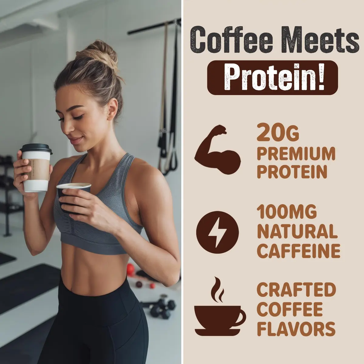 PEScience Select Cafe Protein Coffee Powder, Iced Mocha, 20 Servings | 20g Protein & 100mg Caffeine, Low Calorie, USA Import - view 3