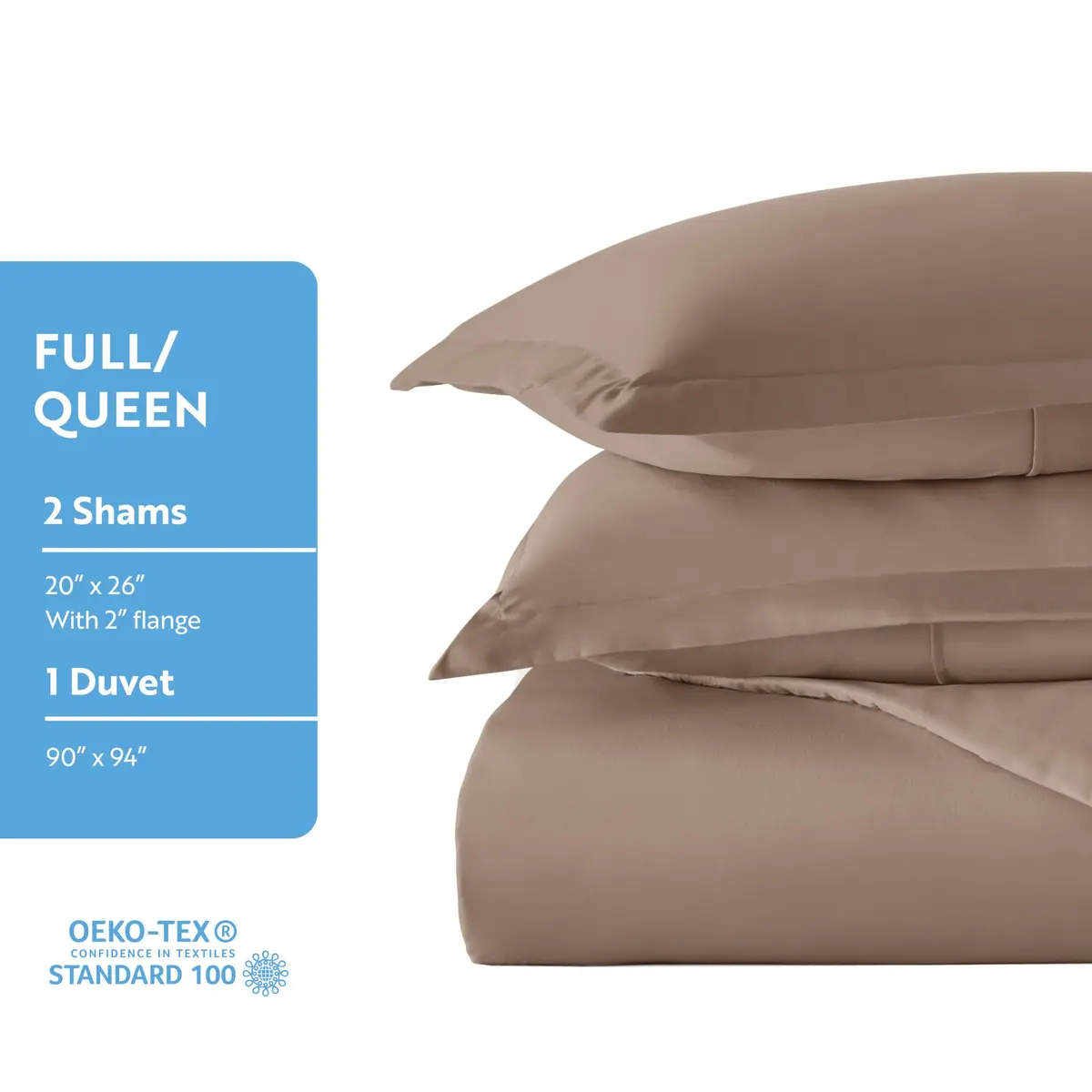 Linen Market Duvet Cover King Size (Taupe) | Hotel-Like Comfort & Softness - view 6