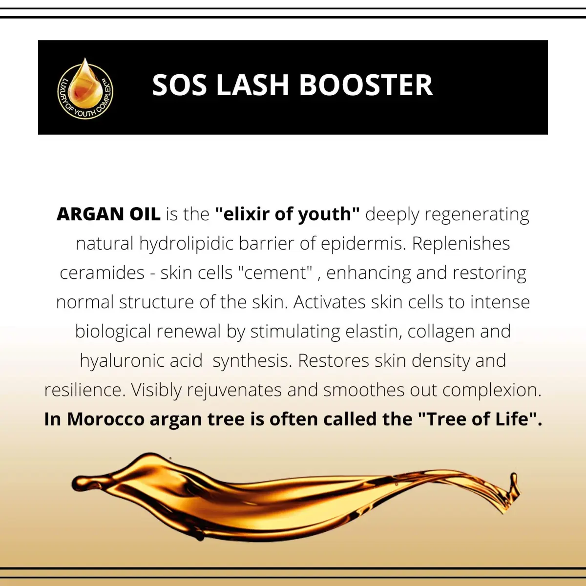 EVELINE COSMETICS Lash Booster Eyelash Serum with Argan Oil | 10ml (0.34 Fl Oz) - view 6