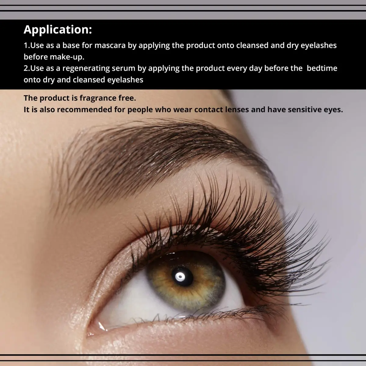 EVELINE COSMETICS Lash Booster Eyelash Serum with Argan Oil | 10ml (0.34 Fl Oz) - view 7