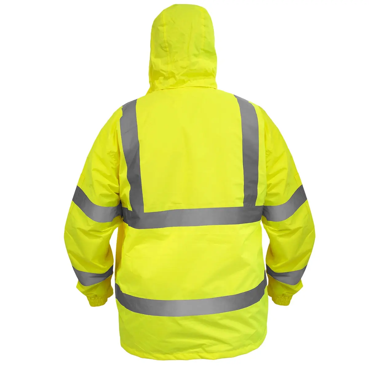JORESTECH Class 3 Hi-Vis Waterproof Rain Jacket | ANSI/ISEA 107-2015 Type R Class 3 | Yellow | Waterproof & Breathable - view 2