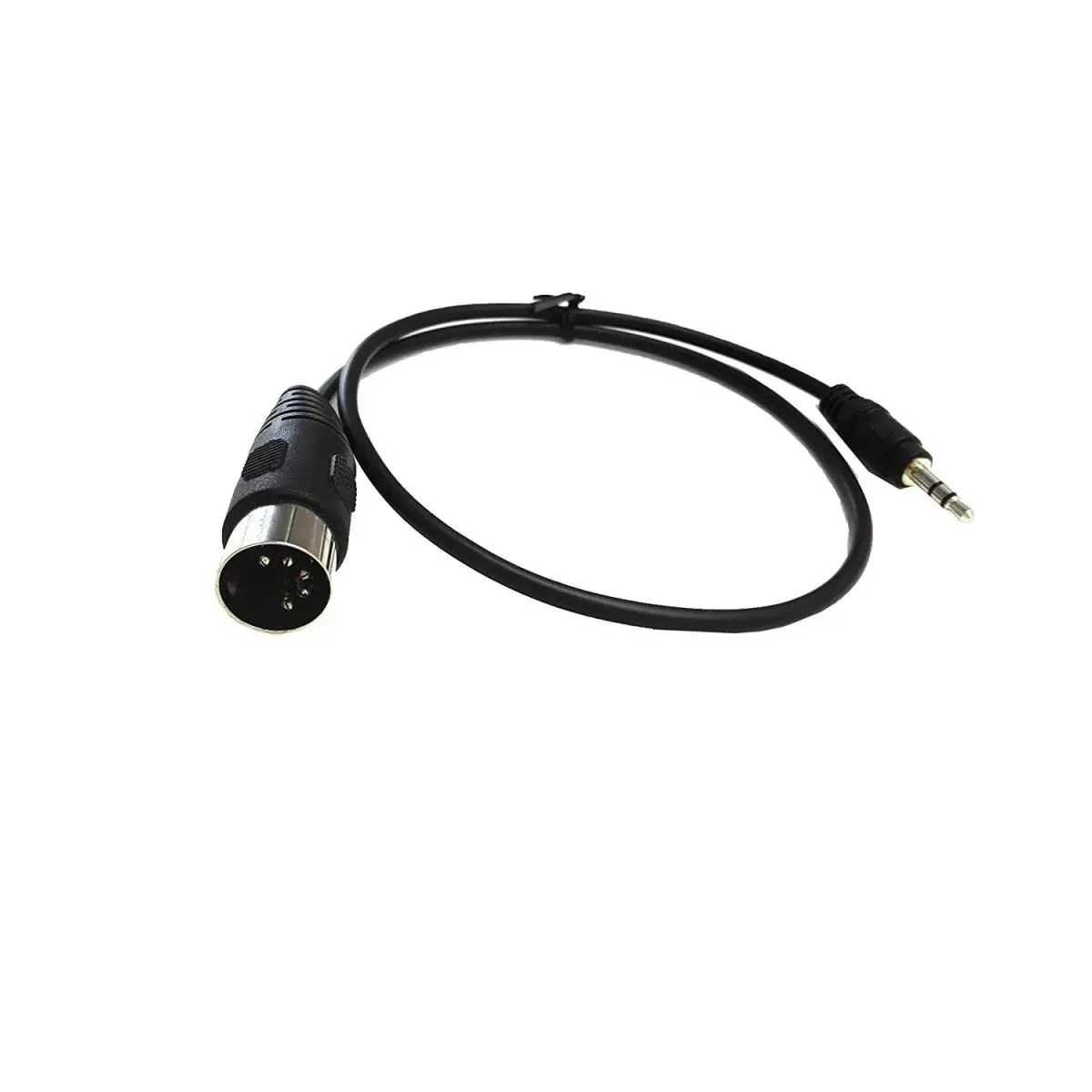 SinLoon 5-Pin DIN-Male to 3.5mm TRS Stereo Audio Cable 0.5m (1.5ft) | Connects European Stereo Equipment to Modern Devices - main product image