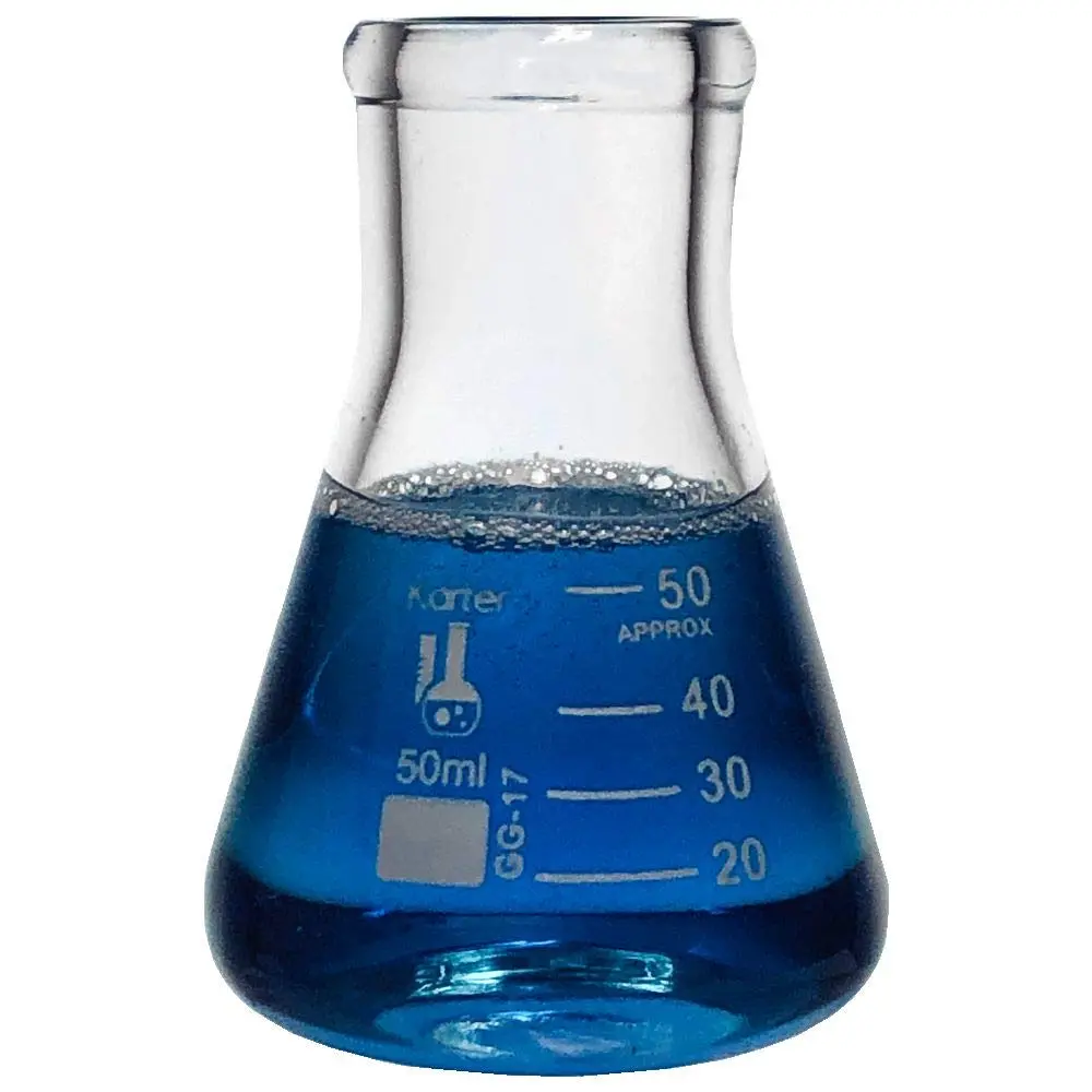 Karter Scientific Glass Erlenmeyer Flask Set with Rubber Stoppers - 3 Sizes - 50, 150 & 250ml | Heavy Duty Borosilicate - view 4
