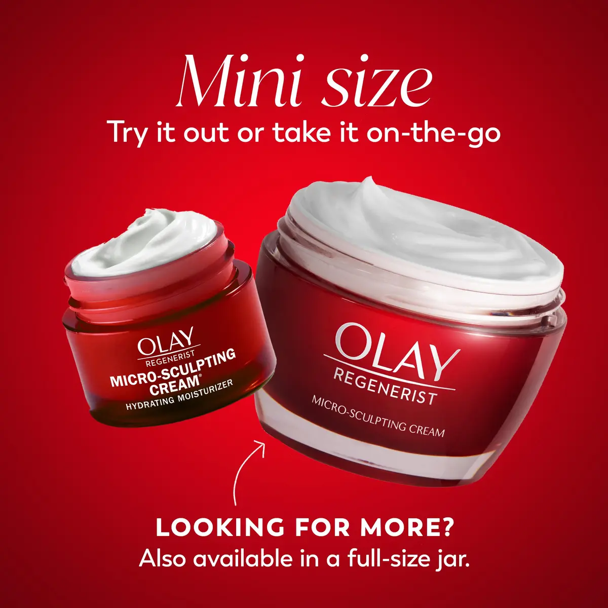 Olay Regenerist Micro-Sculpting Cream Face Moisturizer 0.5 oz | Deep Hydrating Anti-Aging Formula - view 2