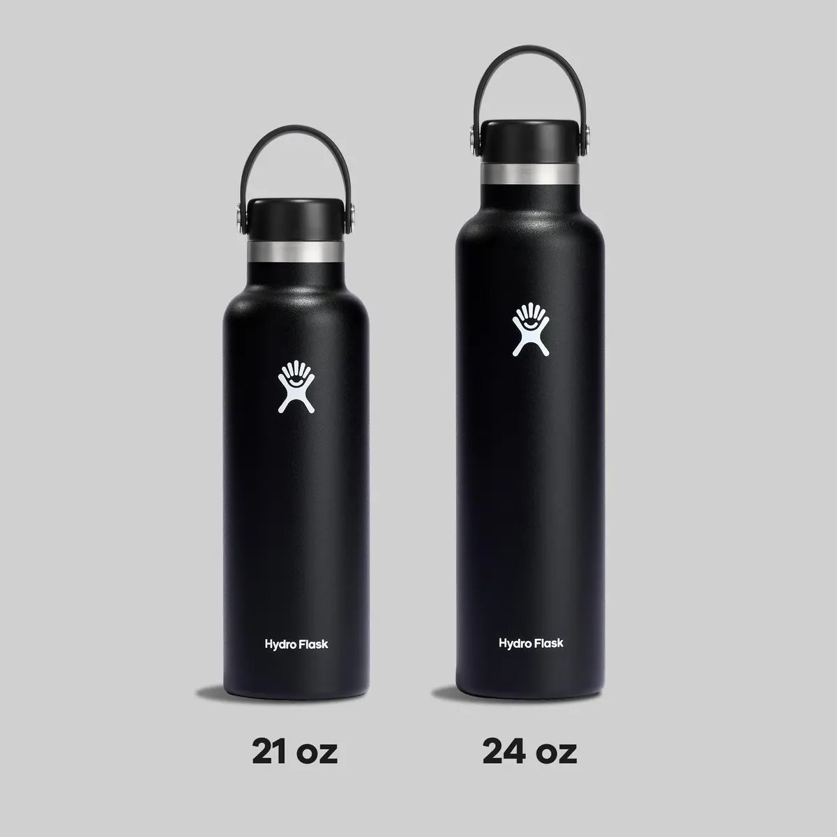 Hydro Flask Water Bottle - Insulated Stainless Steel - Non Spill, Leakproof in 21 Oz Black - view 8