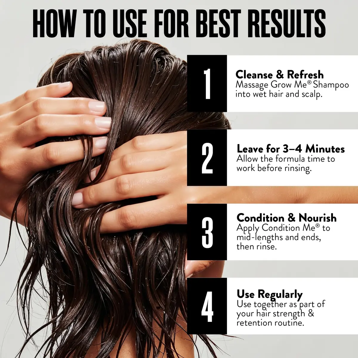 Watermans Hair Growth Shampoo & Conditioner 8.45 Fl Oz (2 Pack) | Supports Thicker, Fuller Hair - view 5