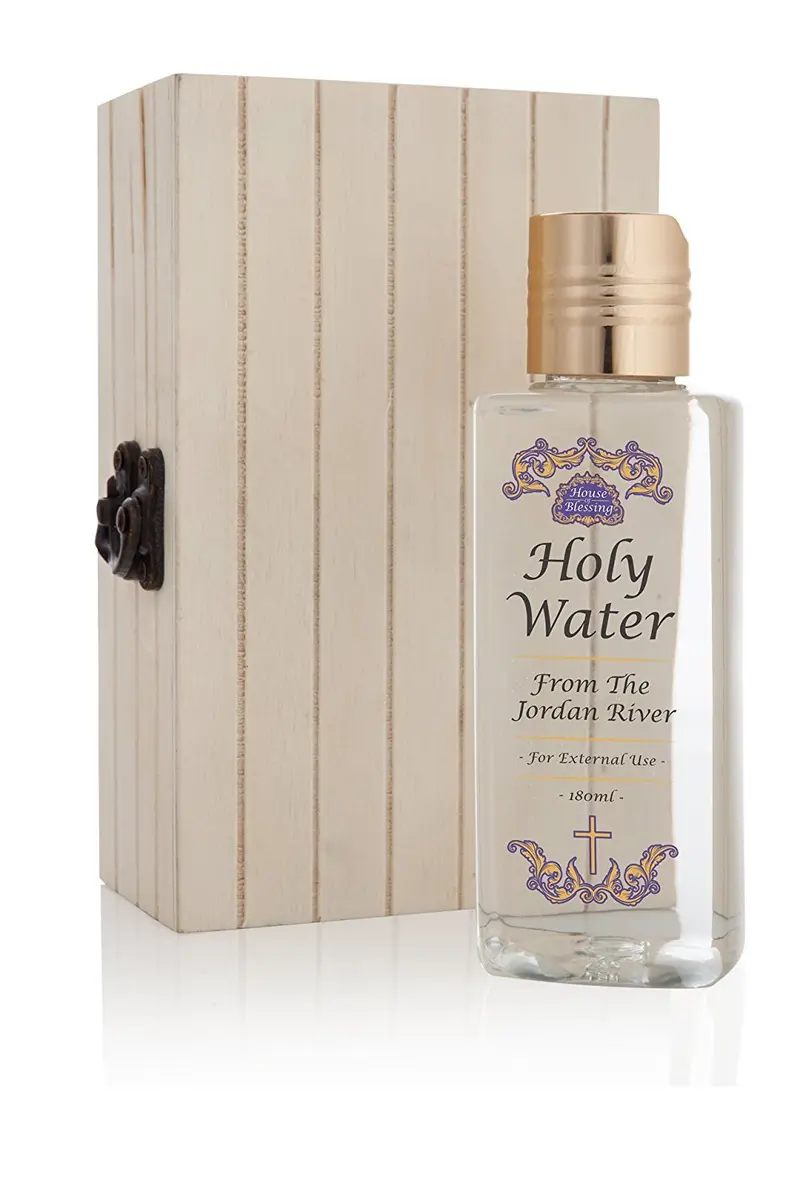 House of Blessing Holy Water from the Jordan River 180ml | Reusable Gift Box, Certificate & Blessing Card - view 2