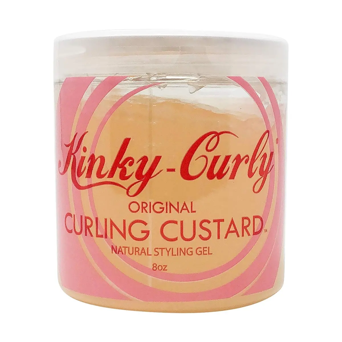 Kinky Curly Original Curling Custard Natural Styling Gel 240ml (8 fl oz) Pack of 3 | Defines Curls with Natural Ingredients - view 2