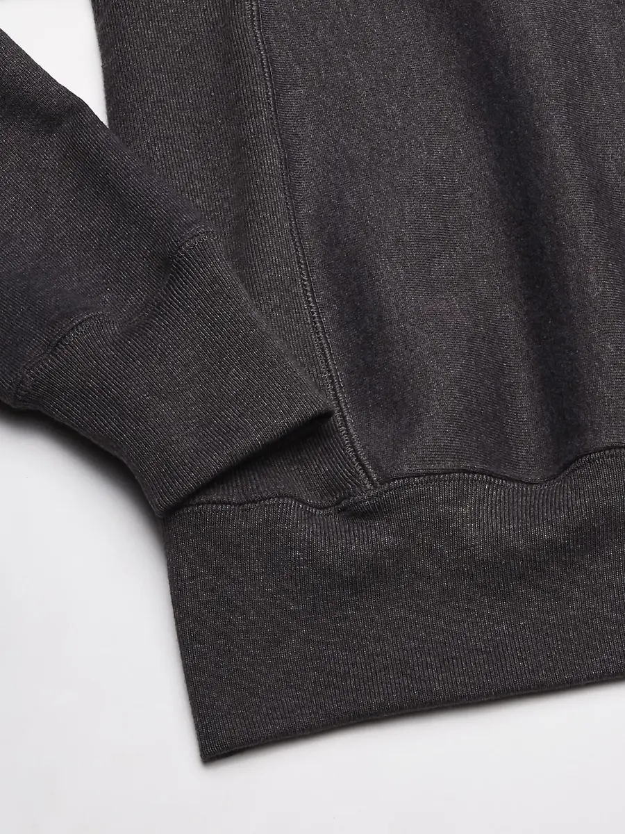 Champion Reverse Weave Sweatshirt, Granite Heather, S | Heavyweight Crew Neck for Men - view 2