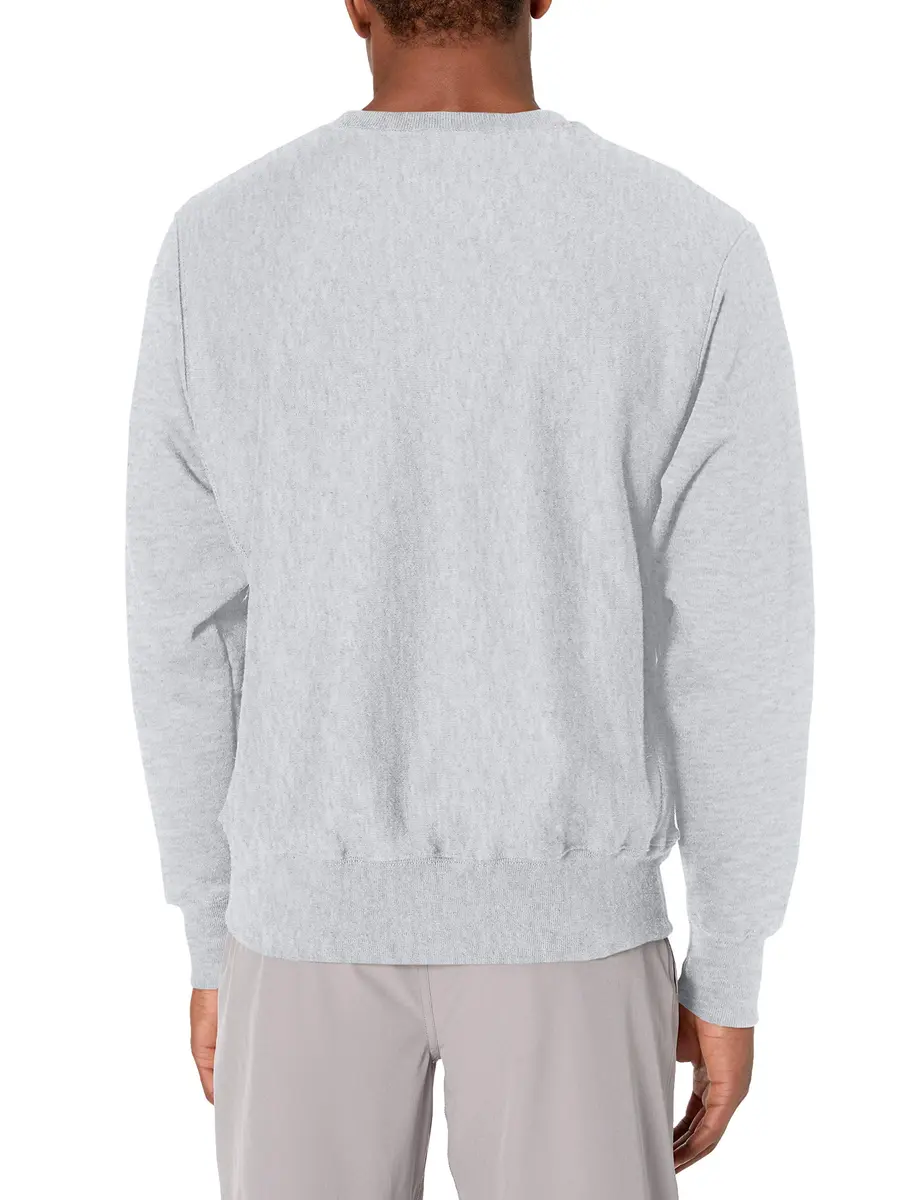 Champion Reverse Weave Crew Sweatshirt Gfs Silver Grey Large | Heritage Heavyweight Comfort - view 3