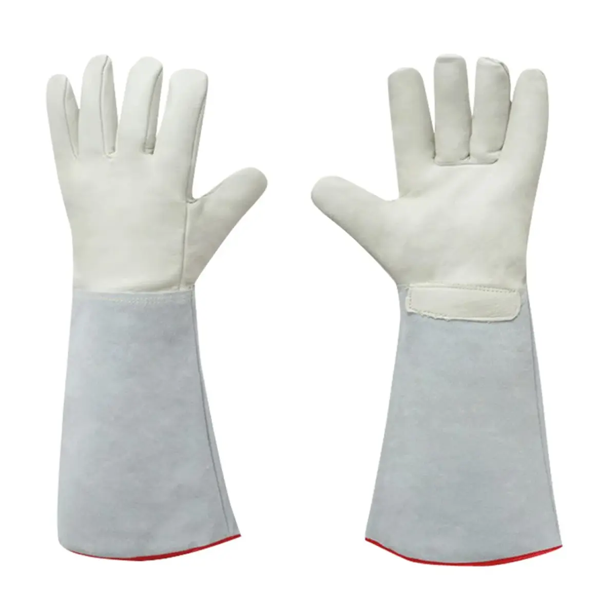 Inf-way White Elbow Length Cryogenic Gloves - 17.7" for Extreme Cold Protection - main product image