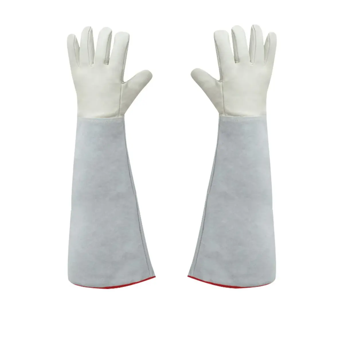 Inf-way White Shoulder Length Cryogenic Gloves - 24.5" for Extreme Cold Protection - view 2