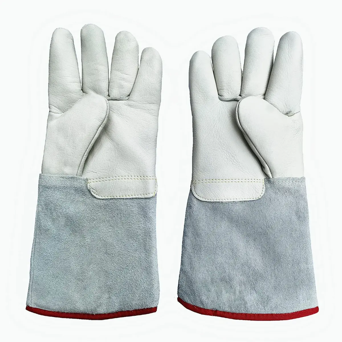 Inf-way White Mid Arm Length/13.8" Cryogenic Gloves - Certified for Extreme Cold Protection - view 2