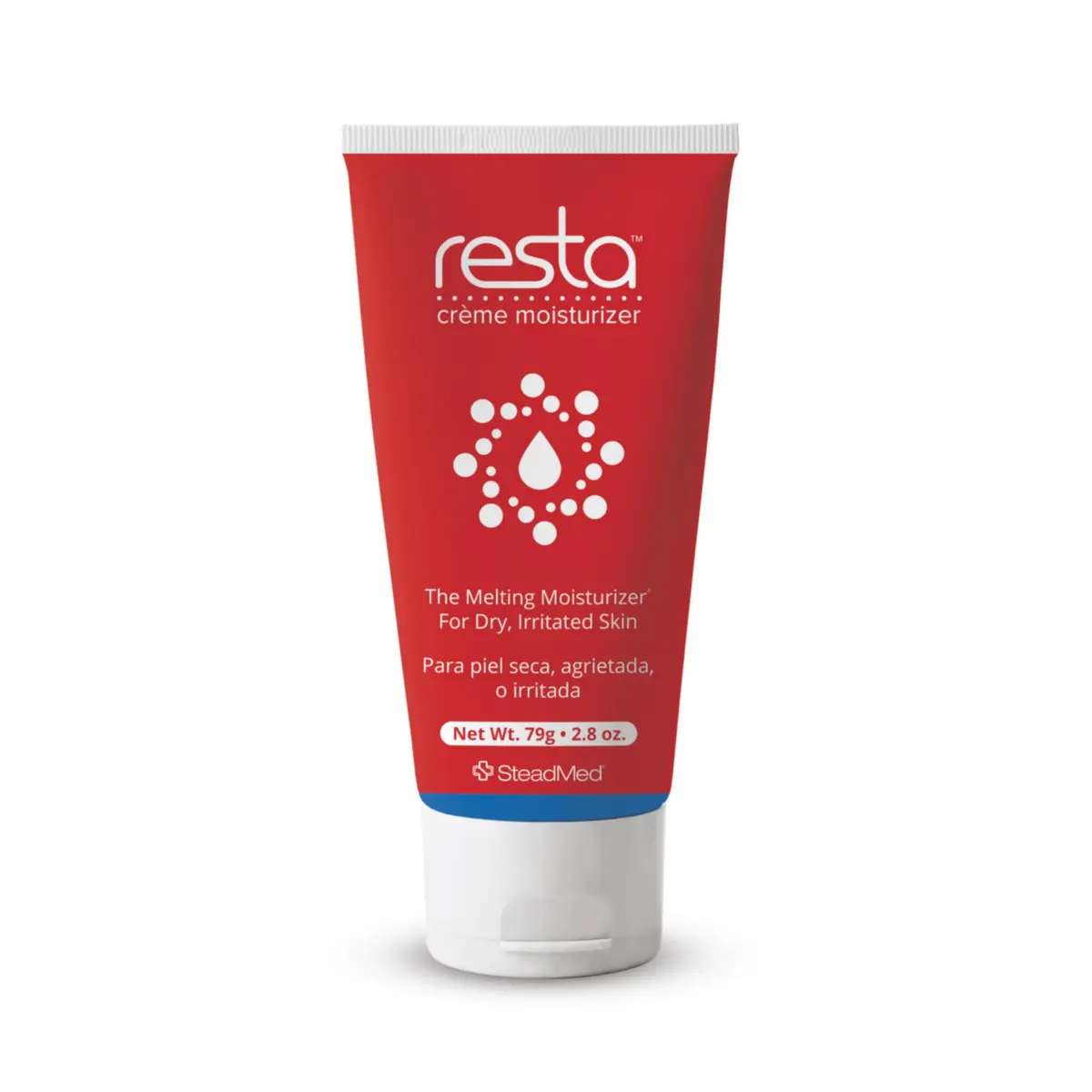 Resta Creme Moisturizer – Intensive Hydration for Dry & Sensitive Skin, Unscented, 80 mL - main product image