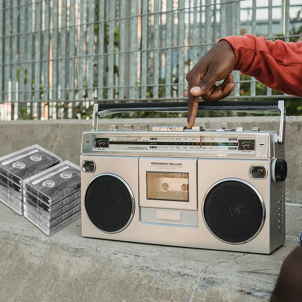 Evelots Cassette Tape Storage Case, Holds 25 Tapes, Clear Plastic | Protects Music Collection from Dust & Scratches - view 3