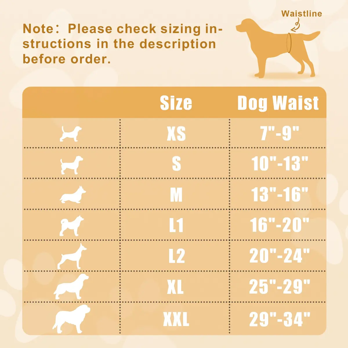 Teamoy Male Dog Belly Band Reusable Wrap Diapers 3 Pack X-Small 7"-9" Waist | Washable Puppy Belly Bands for Male Dogs - view 5